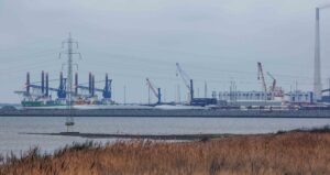 ProAssign ApS - View from head office - Esbjerg Habor - wind