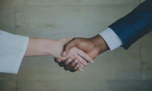 Handshake symbolizing trust and opportunities for skilled professionals – featured on ProAssign’s homepage.